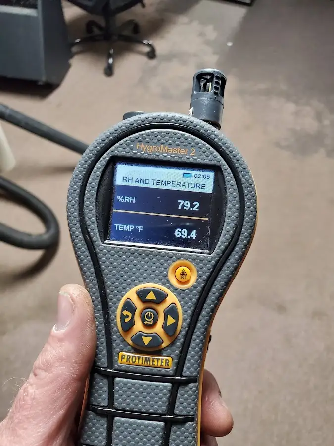 Moisture meter humidity assessment for Mold Remediation & Removal in North Manchester